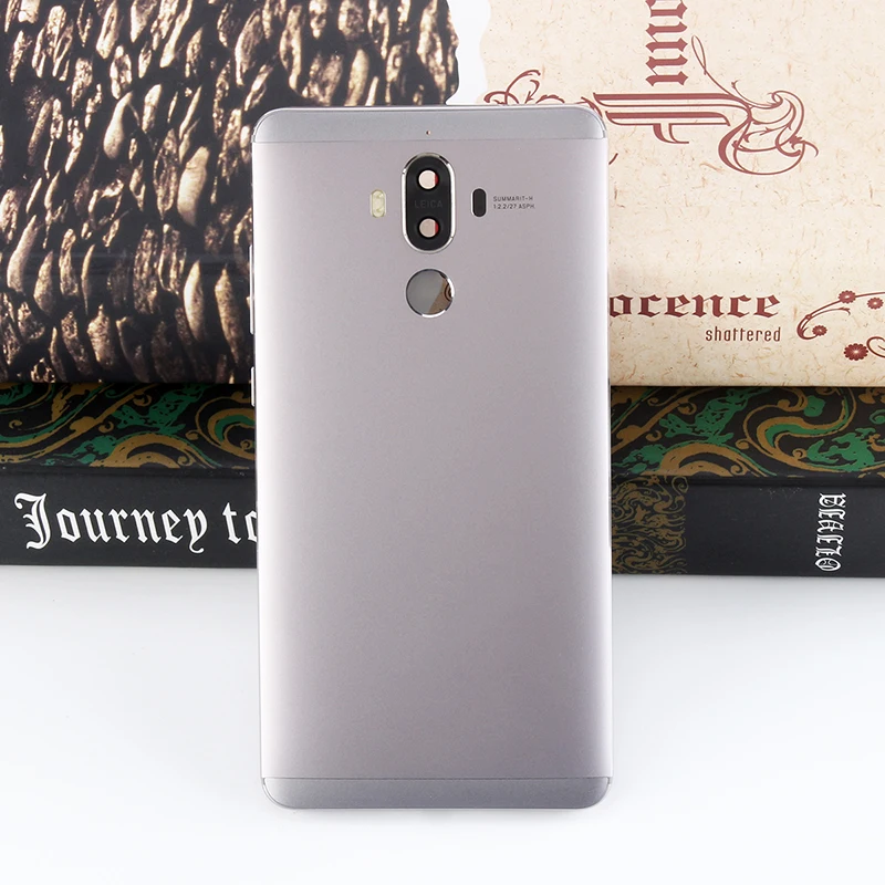 Серый Ocolor для Huawei Коврики 9 Батарея случае Роскошные полная защита ультра тонкий твердый переплет для Huawei Коврики 9 мобильный телефон аксессуар - Цвет: Серый