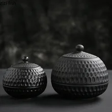 Керамика Чай может закупориваемая банка бытовой кухонный резервуар для хранения Творческий столовых сервизов из Портативный чайник для путешествий коробка для хранения чая