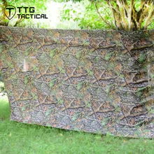 TTGTACTICAL 4x1,5 м Сверхлегкая камуфляжная сетка Realtree Camo охотничий слепой быстрый набор камуфляж неограниченный камуфляж системы слепой