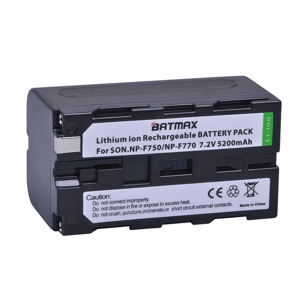 Billig 1 stück 5200 mAh NP F750 NP F770 NP F750 NP F770 Kamera Akku für Sony NP F970 F960 ccd tr917 ccd tr940 ccd trv101 ccd trv215