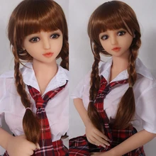 2016 New 136cm Japanese Girl Sex Doll Full Body 3D Solid Silicone TPE Adult Anime Love Dolls with Metal Skeleton Sex Toy for Man