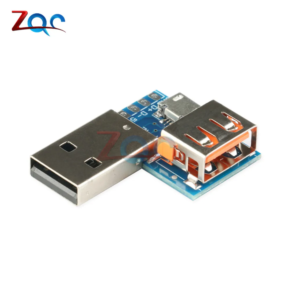 USB конвертер Стандартный тип A Мама папа для Micro на 4P терминал адаптера платы 2 54 мм