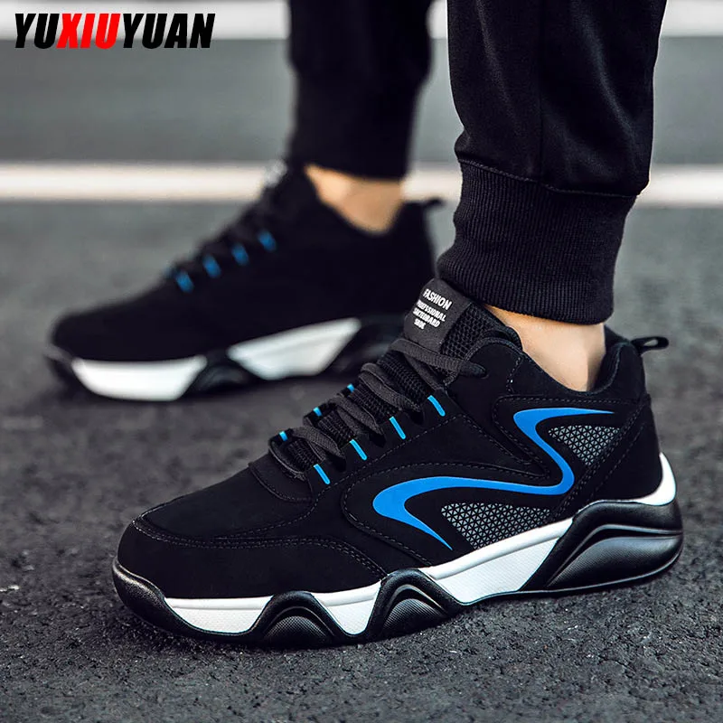 

Men Casual Mesh (Air mesh) Solid Breathable Ultralight Sport Running Shoes 2019 Fashion Leisure Lace-Up Stability Sneakers