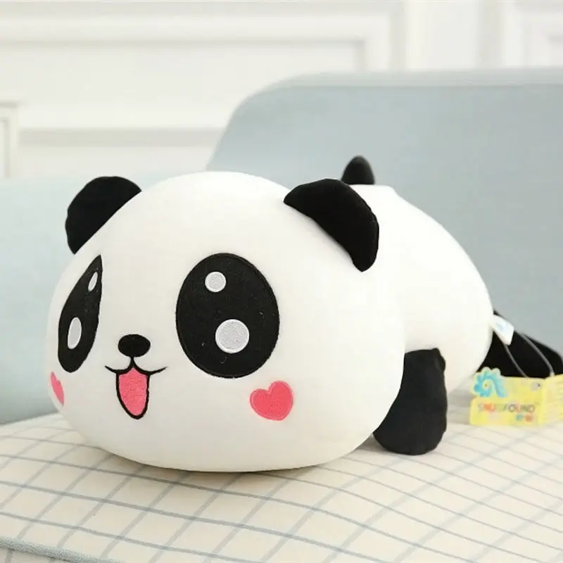 

Hot Kawaii Panda Plush Doll Toy Pillow Soft Animal Giant Panda Body Pillows Stuffed Bolster Gifts 20cm