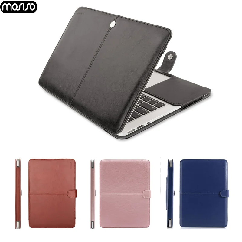 

MOSISO PU Leather Case for Apple Macbook Pro 13 Case Air 13 11 Pro Retina 12 13.3 15 Laptop Bag Cover for Mac Book Air13 A1932
