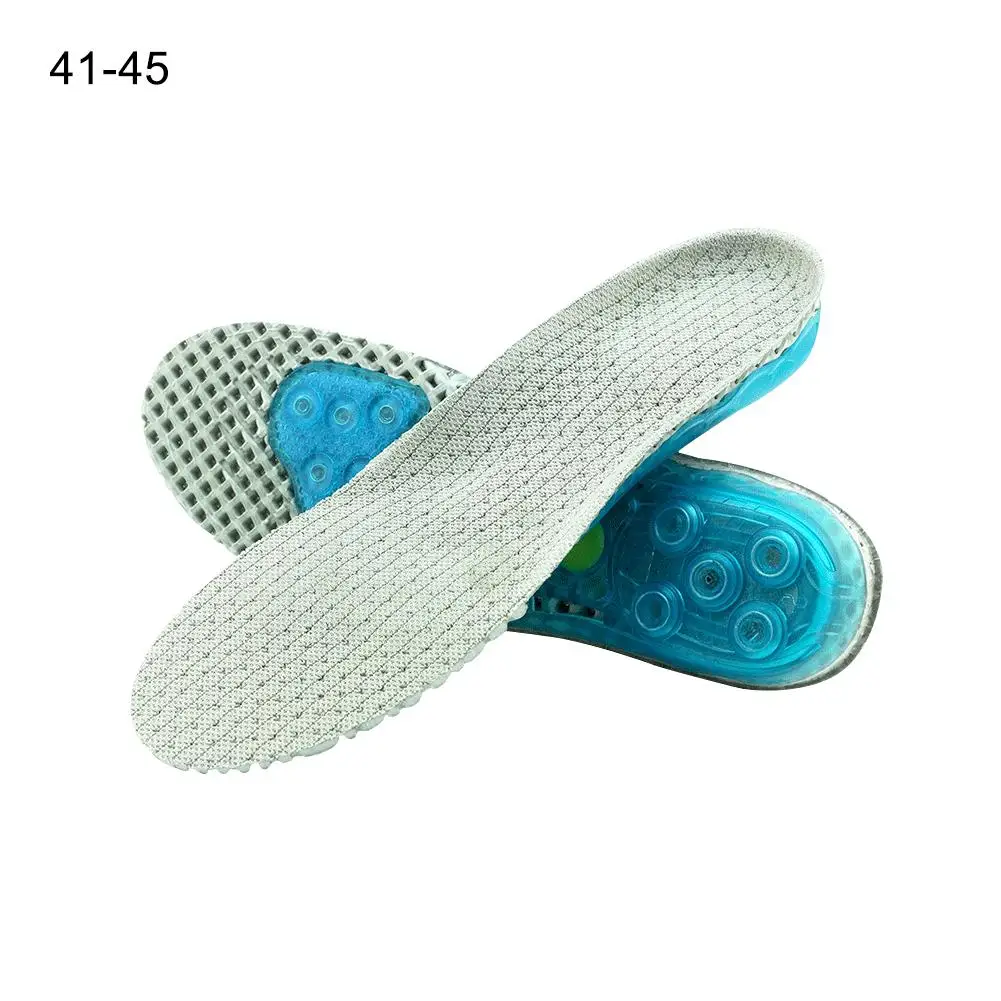 

Sports Shoes Insoles Training Sweat-absorbent Breathable With Built-in Spring Shock Absorption Cushioned Insoles For Men Women