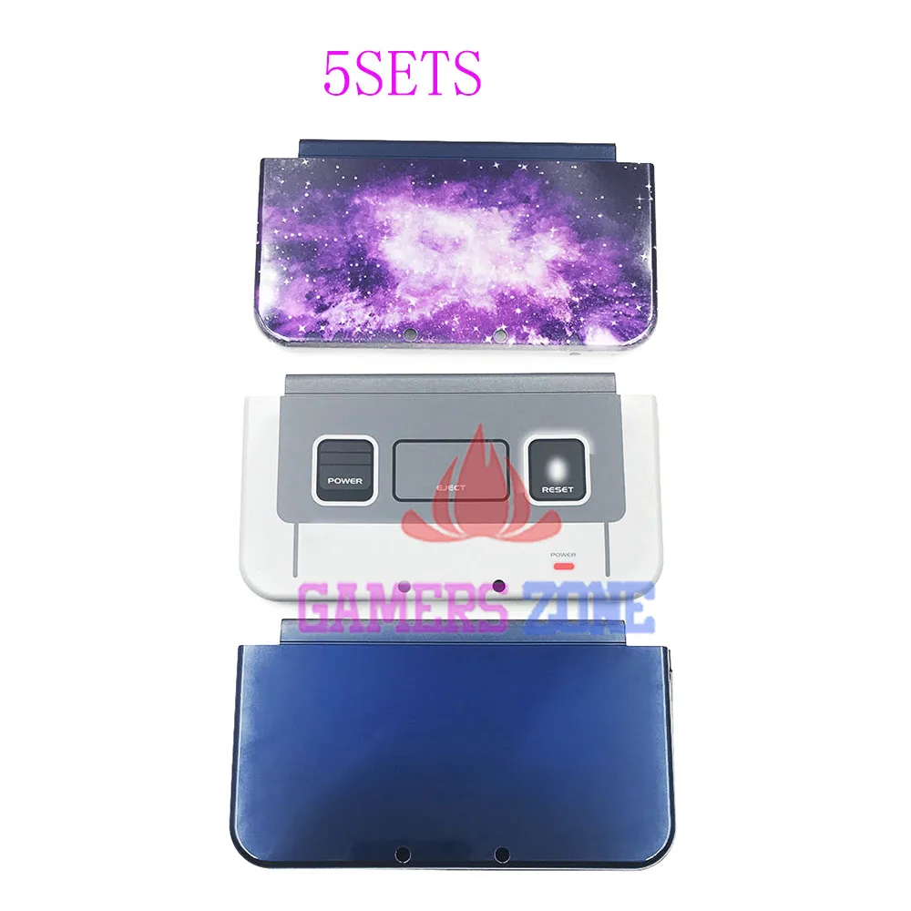 

5SETS for SNES Galaxy Edition Protector Cover Plate Top Bottom Housing Shell Case Part Faceplate for Nintendo New 3DS LL XL