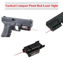 Tactical Compact Pistol 532nm Red Dot Laser Sight Scope 20mm Rail Hunting Shooting Airsoft For 1911 G17 19 20 21 22 23 30 31 32