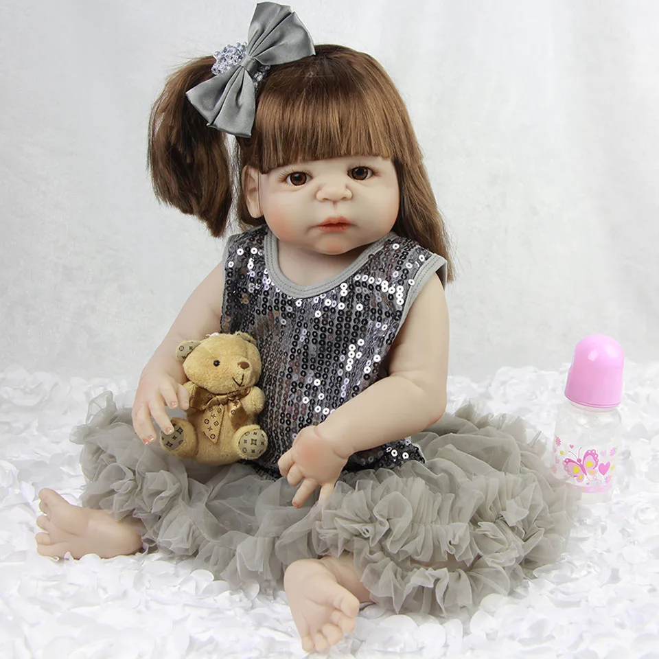 23 Full силиконовые куклы для новорожденных и малышей детские игрушки reborn lifelike lol