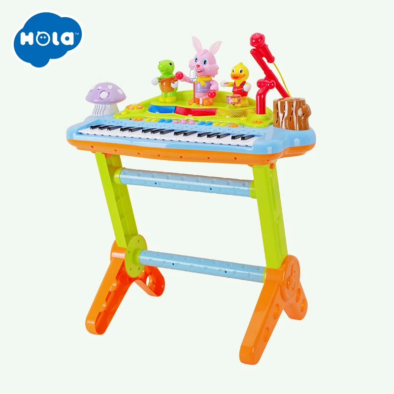HUILE TOYS 669 Kids Musical Toy Electronic Keyboard Musical Organ With Microphone, Stool, Teaching Light up Keys, Dancing Animal HUILE TOYS 669 Kids Musical Toy Electronic Keyboard Musical Organ With Microphone, Stool, Teaching Light up Keys, Dancing Animal