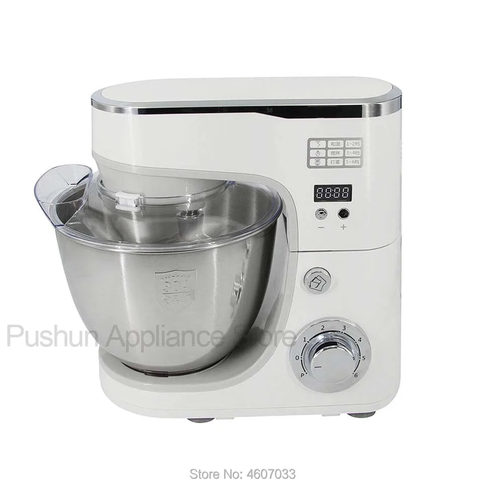 

4.2L large capacity Electric Bread Dough Mixer Eggs Blender Kitchen Stand Food Milkshake/Cake Mixer Kneading Machine Dough Maker