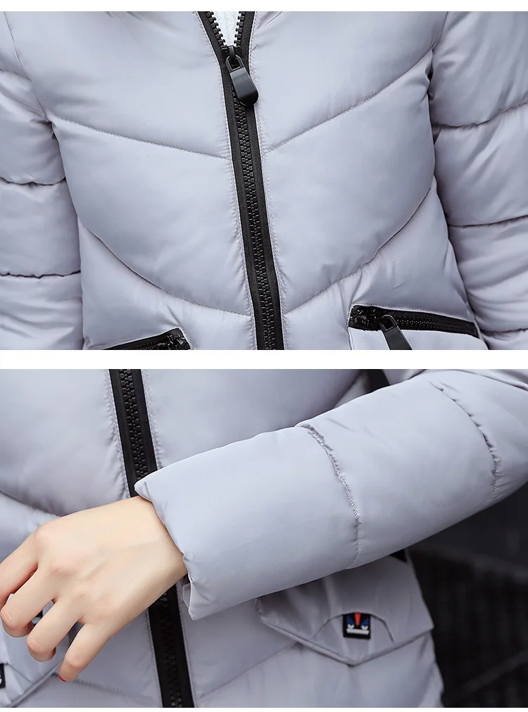 CRRIFLZ Зимняя распродажа модная теплая зимняя куртка Женское пальто с капюшоном пуховые парки Женская верхняя одежда Высокое качество