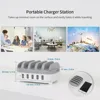 5 Ports USB Charger Desktop charger Station 5V 2.4A Cell Phones & Accessories Consumer Electronics