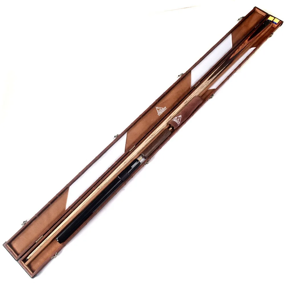 CUESOUL LUXURY 1-PIECE Snooker Cue 57"  With Cue Case and AL Telescope Extension 