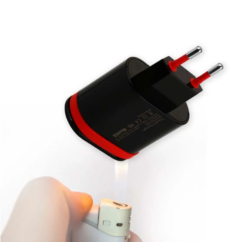 5 V 3.4A 2 Порты и разъёмы переносной usb адаптер для Зарядное устройство телефонный
