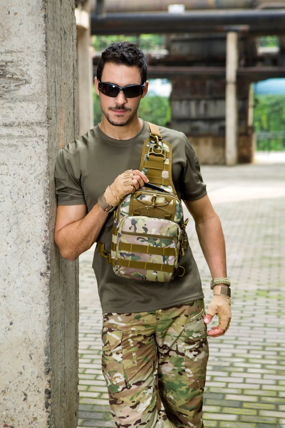 tático mochila ao ar livre sacos crossbody
