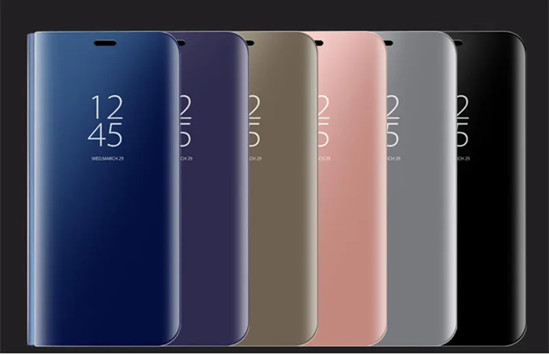 Чехол-книжка Smart View mi rror для Xiaomi mi 6 8 SE mi 5X A1 6X A2 mi Note 3 Pocophone F1 глобальная версия mi 6 mi 8 SE