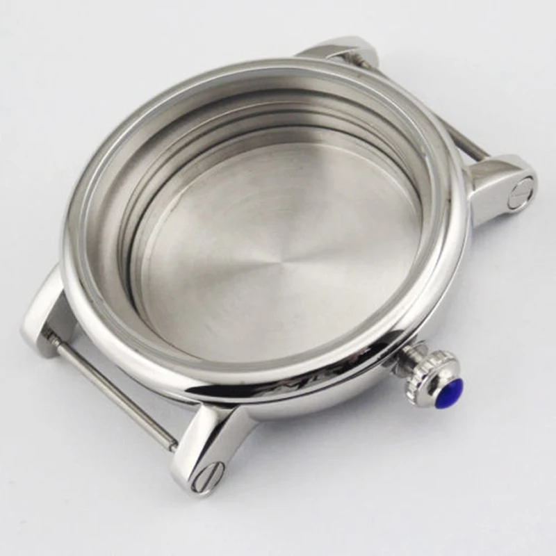 

Polished 43mm watch case fit ETA 2836 Miyota 8205/8215,Mingzhu 2813 movement