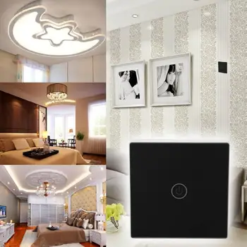 

1-Gang Remote Wireless Touch Switch Remote Control Light Switch Panel