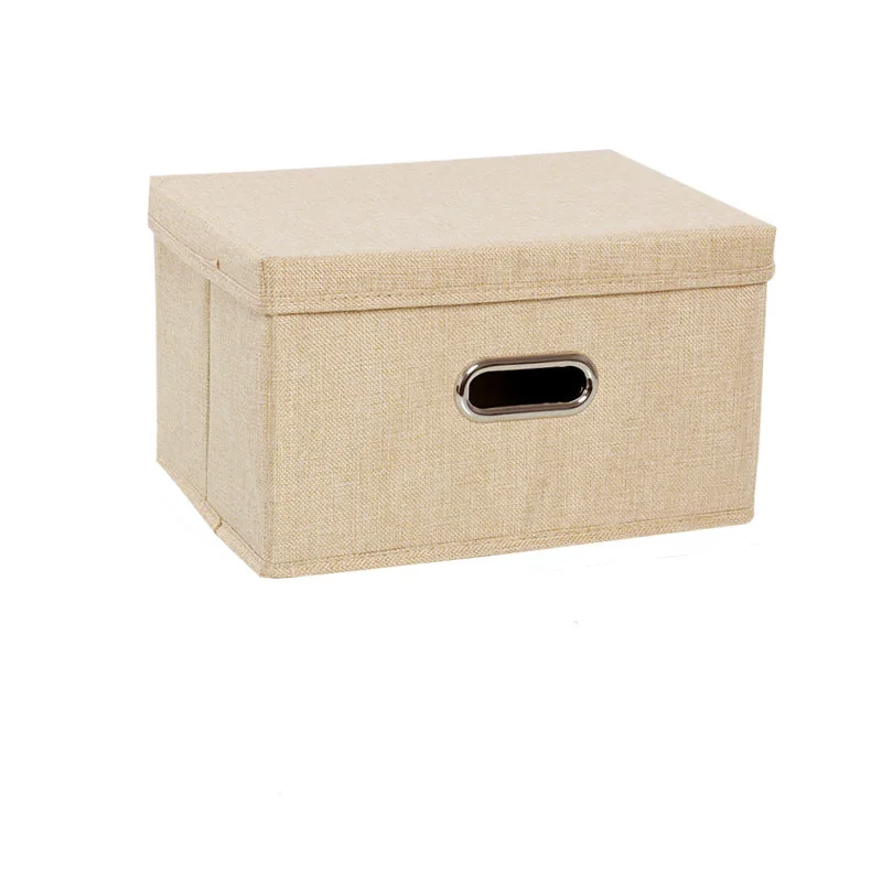 جديد قماش صندوق تخزين خزانة خزانة طوي الملابس المنظمون منظمة مربع مع غطاء كبير قدرة المنزل صندوق تخزين es