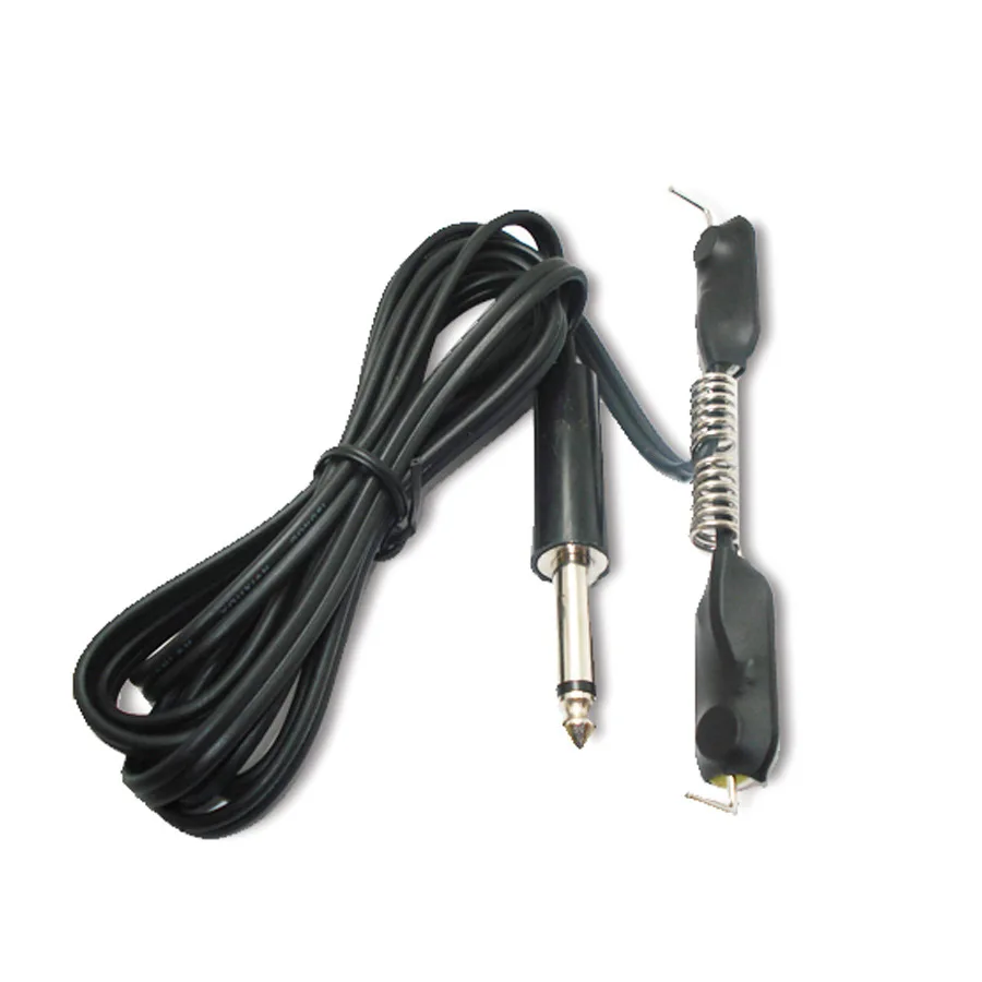 1 piezas profesional negro silicona tatuaje Clip cable línea del gancho del tatuaje de alimentación del tatuaje de la máquina fuente alimentacion tatuaje