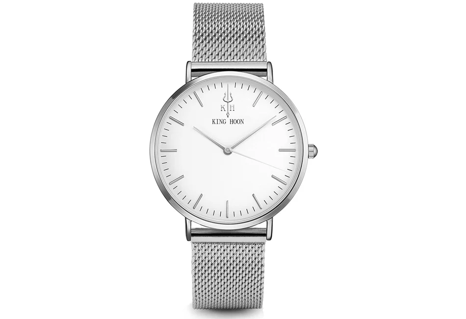 KING HOON серебряные женские часы роскошные высококачественные водонепроницаемые Montre Femme из нержавеющей стали женские наручные часы
