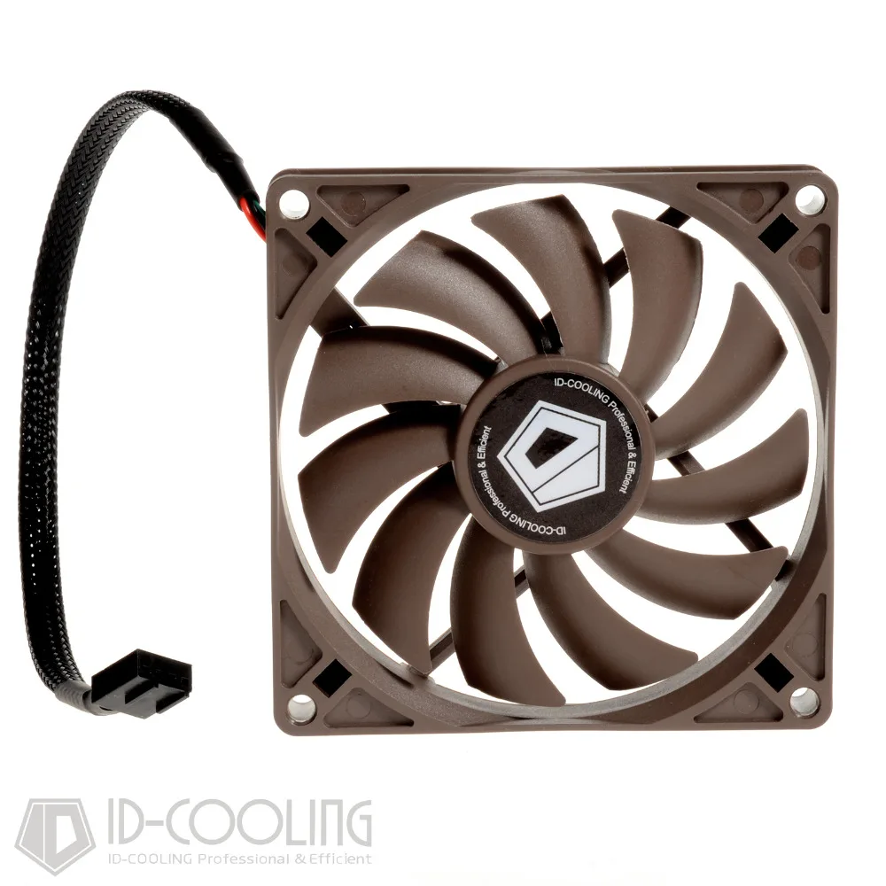 ID COOLING 92*15 мм Тонкий низкопрофильный охлаждающий вентилятор 4Pin PWM высокое