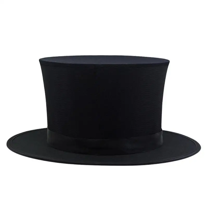 Шляпа в стиле стимпанк для женщин и мужчин Fedora Mad Hatter President Magic Top Hat Black gorras