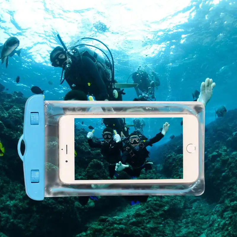 Водонепроницаемая сумка со светящимся подводный чехол Чехол для мобильного телефона на открытом воздухе сумка для мобильного телефона