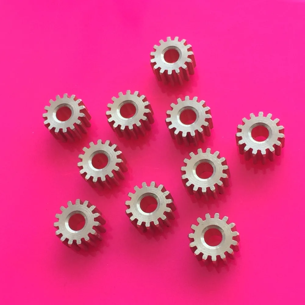 10pcs K874Y Brass 15T Gears 0.5 Module Aperture Diameter 2.97mm Addendum Circle Diameter 8.5mm DIY Model Parts