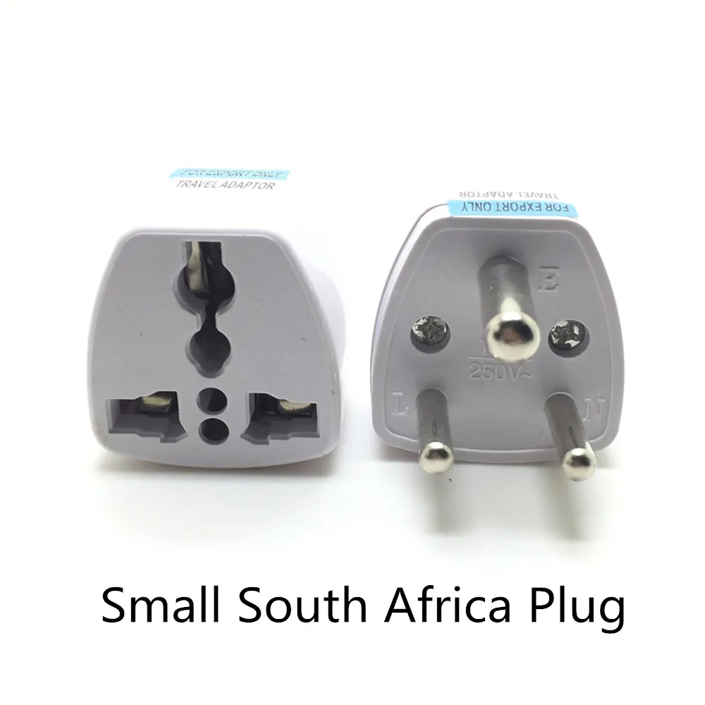 

20 pcs Portable Universal Plug to Small South Africa Plug AC Power Outlet Adapter Converter Socket Travel Converter