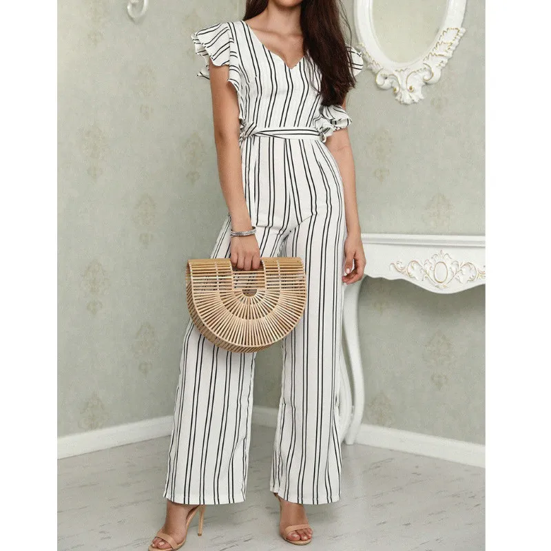 Trendy Women clothes polyester sexy striped causal
