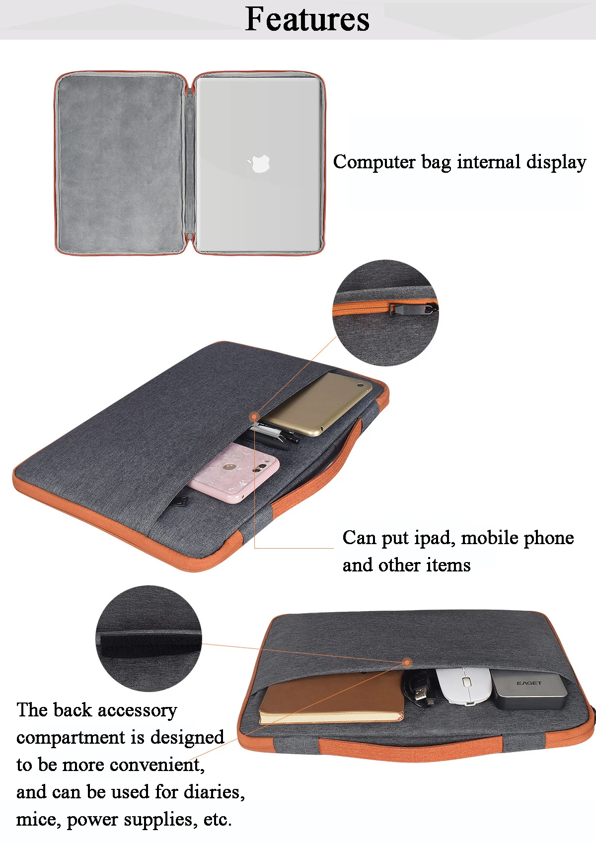 Нейлоновый чехол для ноутбука, сумка для ноутбука, чехол для Macbook Air 11 13 12 15 Pro 15,4 15,6 retina, унисекс, чехол для Xiaomi Dell