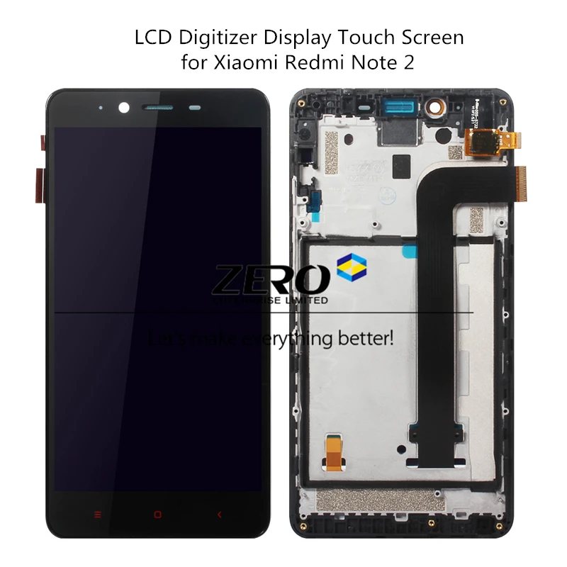 LCD Digitizer Display + Frame for Xiaomi Redmi Note 2