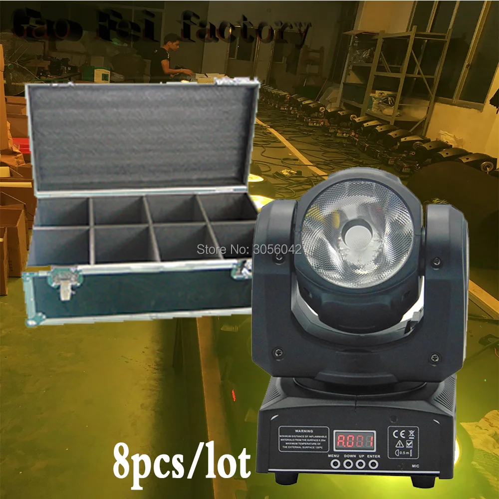 

flight case 8PCS/LOT projector lighting 60w dmx beam moving heads light DJ Lights 60w Moving Heads china Beam