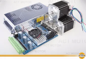 

Free ship from Germany!ACT Motor 3Axis Nema23 Stepper Motor 23HS8430B21 4-Lead 270oz-in 76mm 3.0A Driver Board TB6560 3.5A+Power