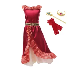 VOGUEON/платье принцессы Елены для девочек; летняя одежда без рукавов; карнавальный костюм Елены из авалора; Детские праздничные платья на Хэллоуин