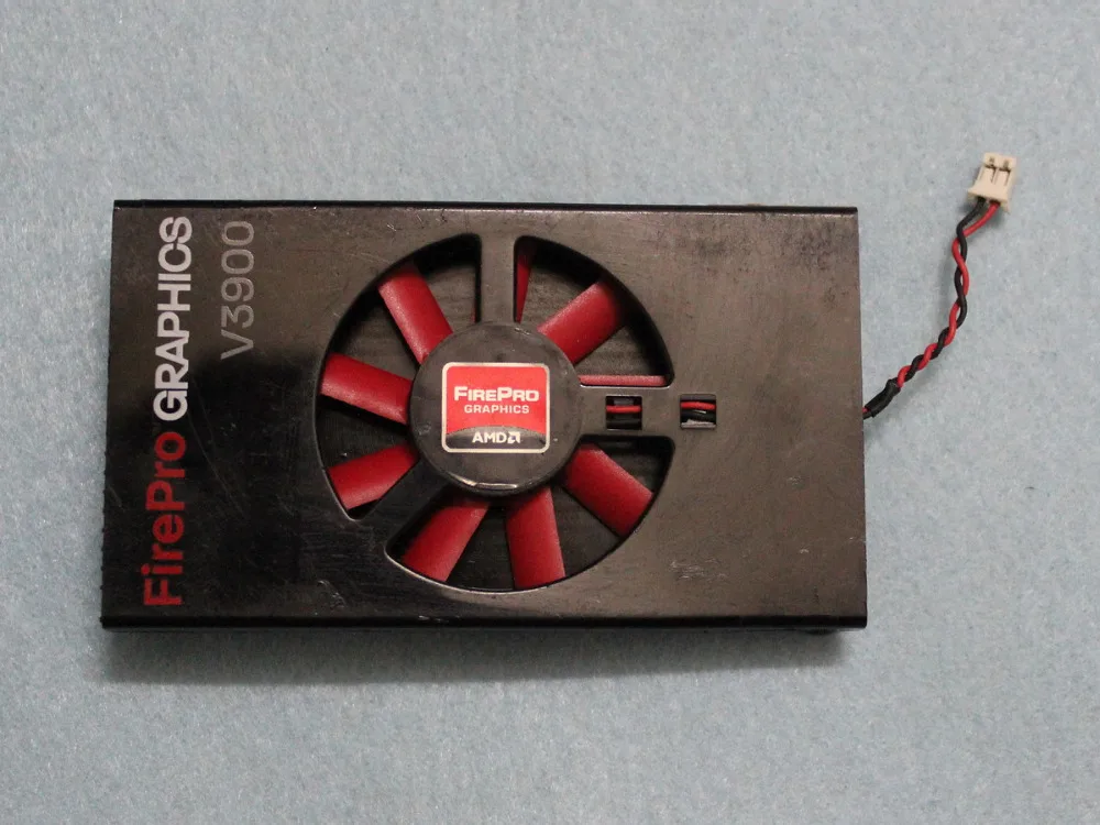 

43mm x 4 Mounting Holes 2Wire 2Pin VGA Graphics / Video Card Heatsink Cooler Cooling Fan for AMD ATI Radeon HD7570 FirePro V3900