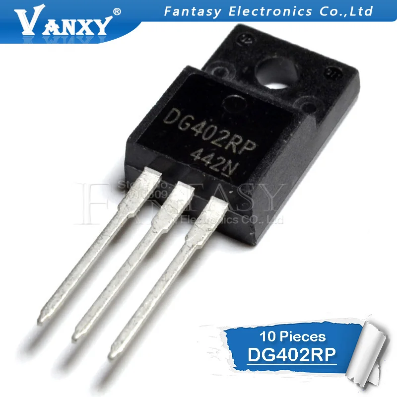 10pcs DG402RP TO 220F DG402 TO220F TO 220 new original-in Integrated ...