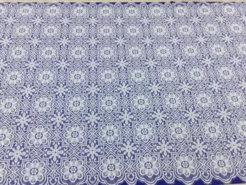 

New pattern 5 pieces mx27#White square plaid lace French cloth for bridal wedding dress/sawing