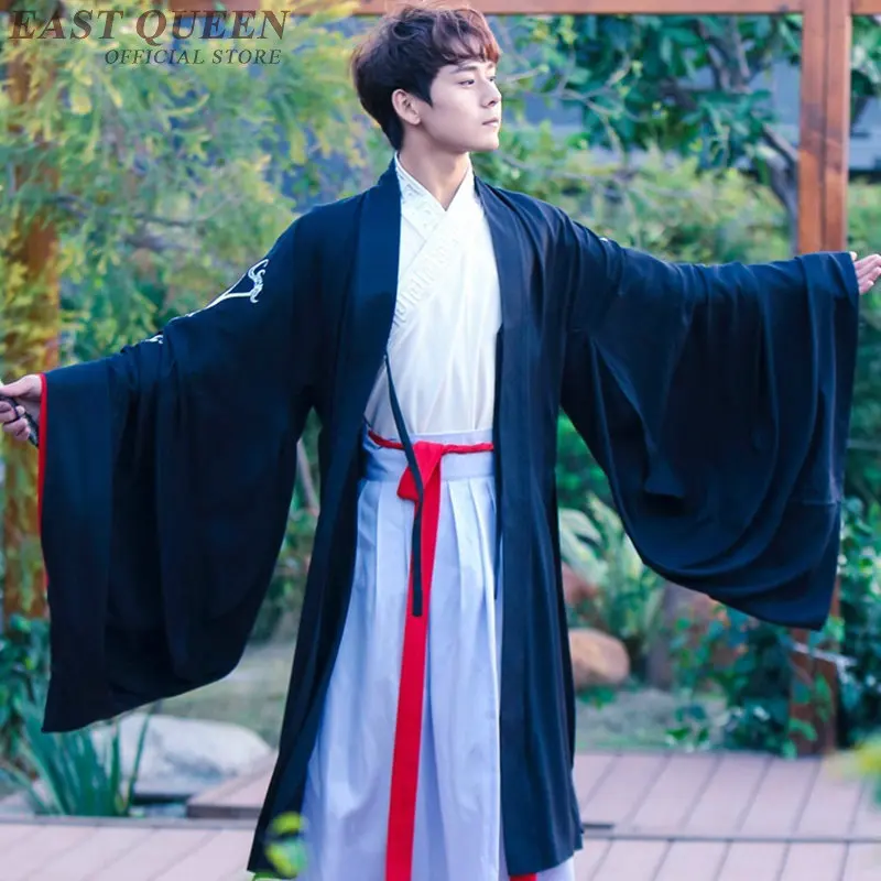 

Hanfu men ancient chinese costume han tang dynasty men clothing KK2237 Y