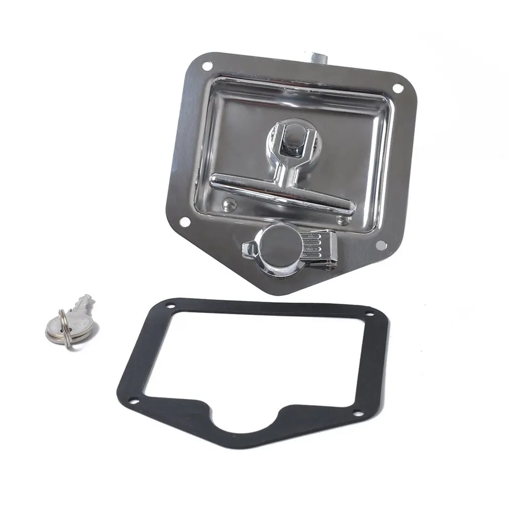 

Car Camp Stainless Steel Folding T Shape Handle Lock for Trailer Plane RV Caravan Truck Engineering Vehicles Tool Latch Sale