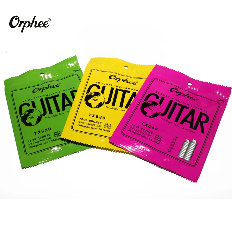 Orphee 6 шт./компл. струна для акустической гитары шестиугольная Ядро + 8% не содержит