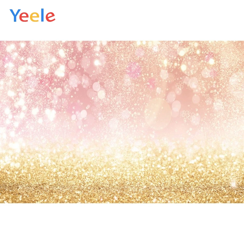 

Yeele Gradient Light Bokeh Dreamy Children Birthday Party Photography Backdrop Wedding Photographic Background Photo Studio