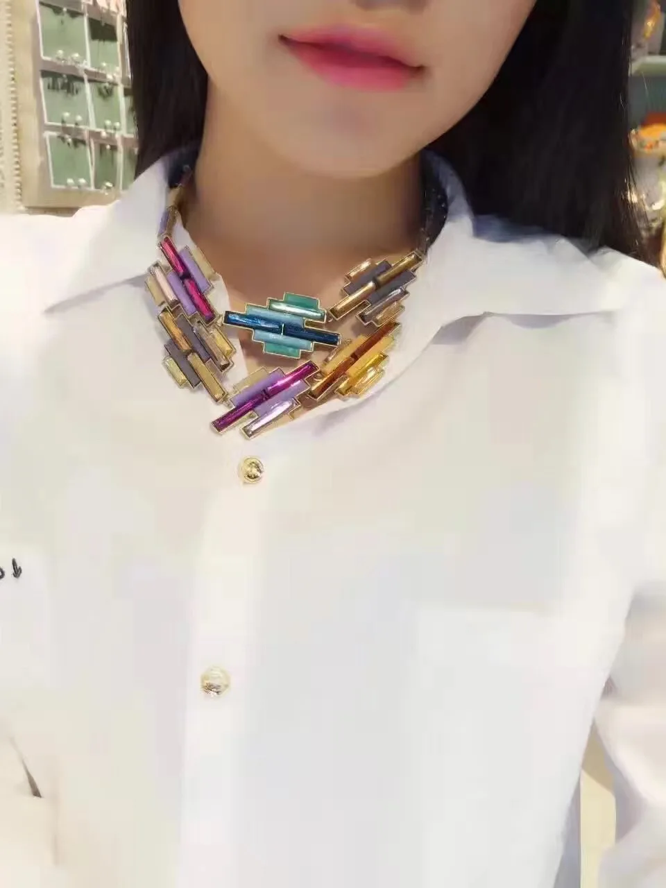Ожерелье с геометрическим дизайном Amorita boutique fashion|designer necklace|fashion necklacenecklace designer |
