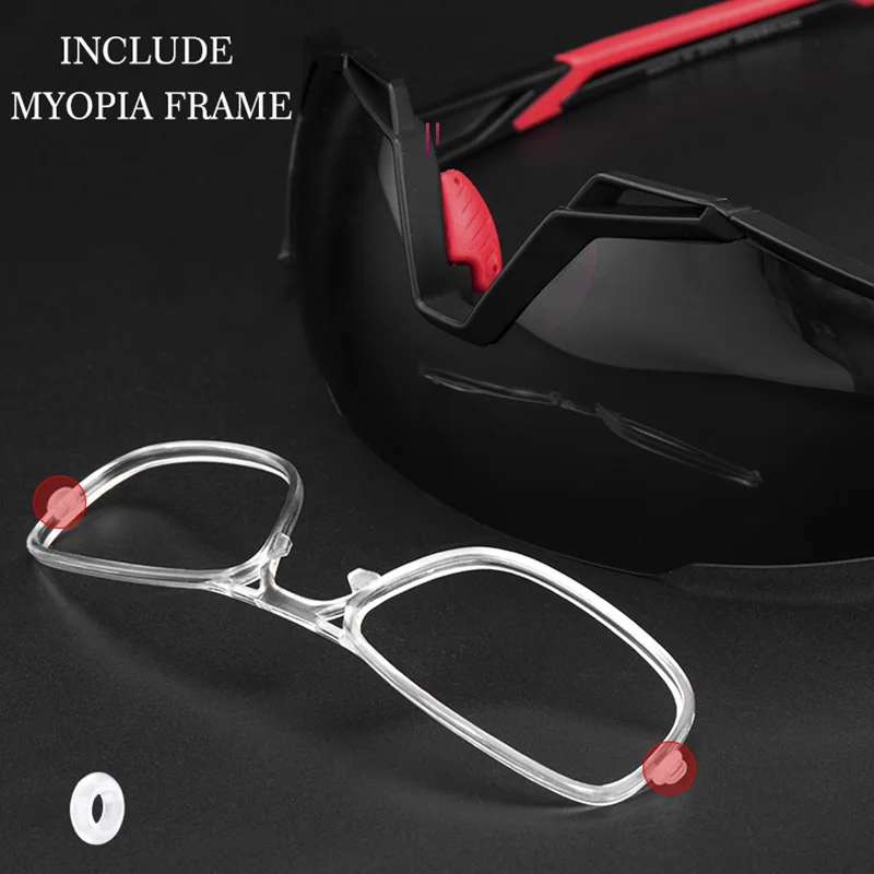 ROCKBROS, велосипедные очки, поляризационные, 5 линз, велосипедные очки для мужчин и женщин, фотохромные, MTB, очки для шоссейного велосипеда, спортивные мужские солнцезащитные очки