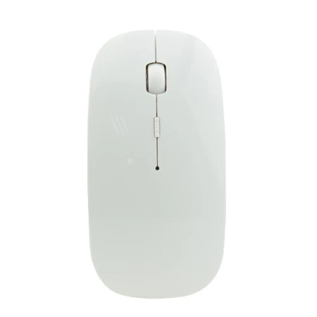 SUNGI тонкая Bluetooth мышь, беспроводная Бесшумная мышь, 1600 dpi перезаряжаемая для iPhone iPad Macbook - Цвет: White Color