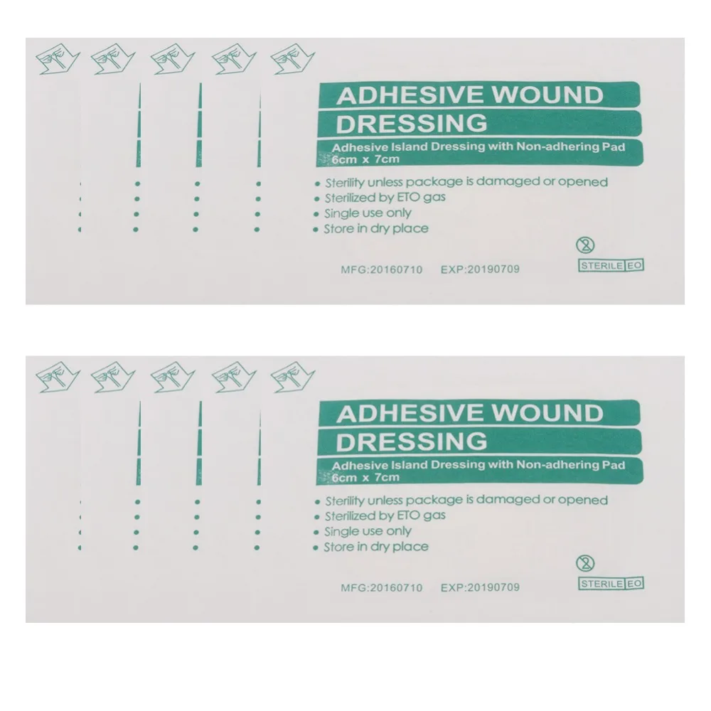 

Non-Woven Medical Adhesive Bandage Wound Dressing Aid Band For Camping Hiking Safety Survival Tools
