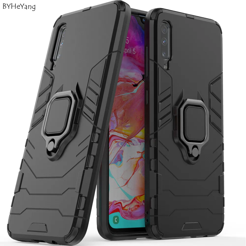 

Shockproof Case For Samsung A70 case Magnetic Car Holder PC+Silicone armor Case 6.7'For Samsung galaxy A70 SM-A705F/DS cover a70