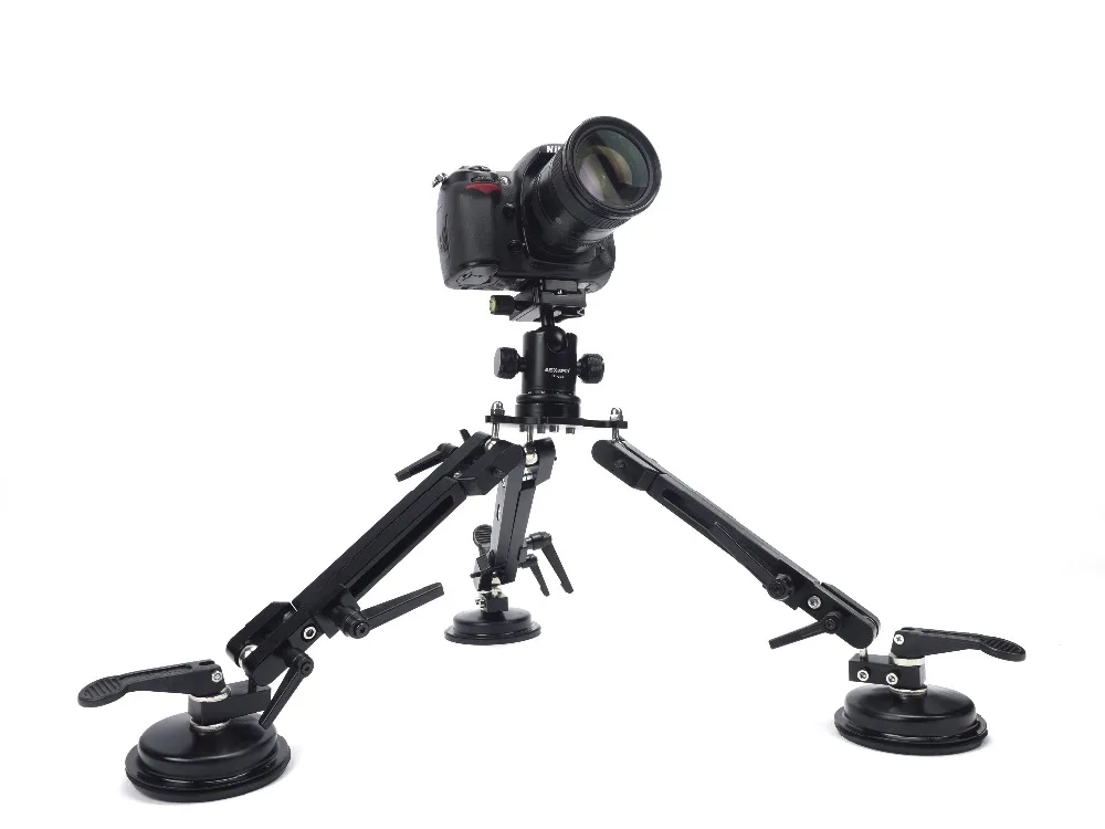 Car sucker professional suction cup camera tripod mini car mount tripod